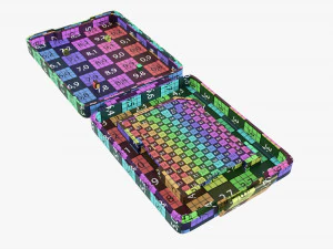 SD memory card with case 3D Model