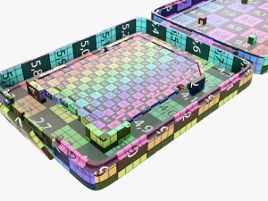 SD memory card with case 3D Model