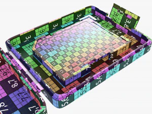 SD memory card with case 3D Model