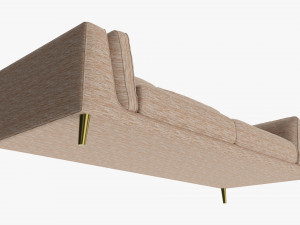 Sleeper style sofa Modello 3D