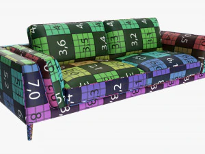 Sleeper style sofa 3D Model