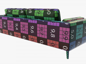 Sleeper style sofa Modello 3D