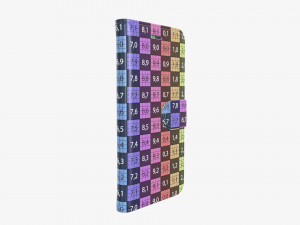 Smartphone in flip wallet case 01 3D Model