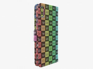 Smartphone in flip wallet case 01 3D Model