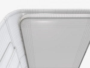 Smartphone in flip wallet case 02 3Dモデル