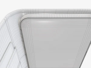 Smartphone in flip wallet case 02 3D Model