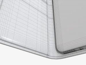 Smartphone in flip wallet case 02 3D Model