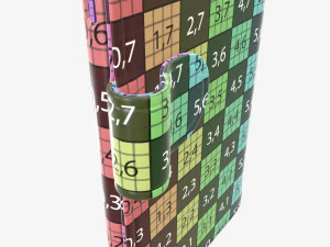 Smartphone in flip wallet case 02 3D Model