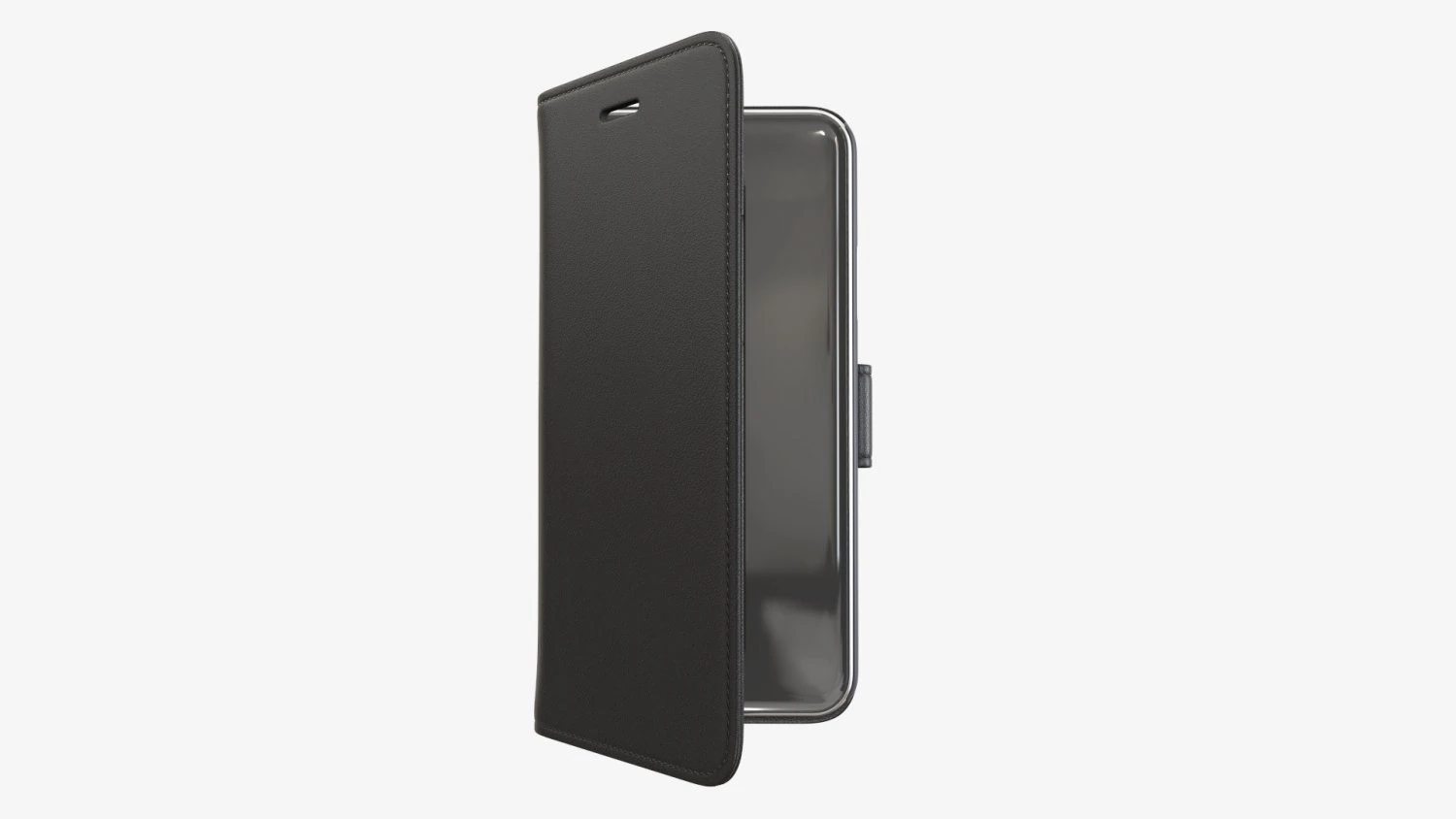 Smartphone in flip wallet case 03 3D Model .c4d .max .obj .3ds .fbx .stl .blend