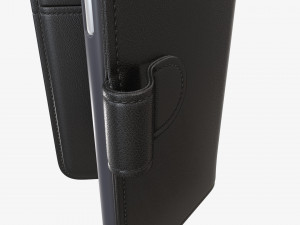 Smartphone in flip wallet case 03 3D-Modell