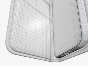 Smartphone in flip wallet case 03 3D Model