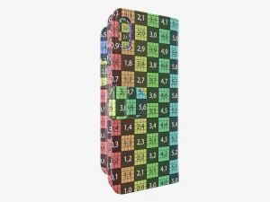 Smartphone in flip wallet case 03 3D Model