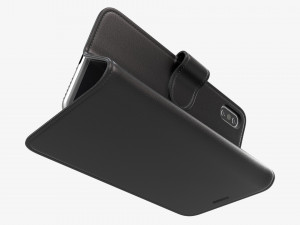 Smartphone in flip wallet case 04 3D Model