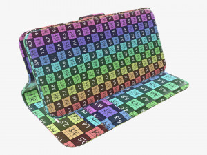 Smartphone in flip wallet case 04 3D Model