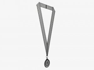 Sports medal mockup 01 Modèle 3D