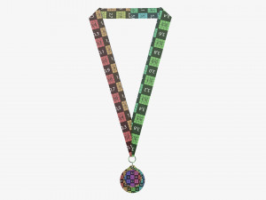 Sports medal mockup 01 Modèle 3D