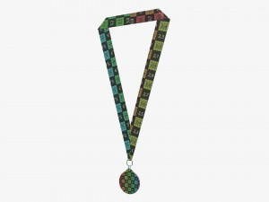 Sports medal mockup 01 Modèle 3D