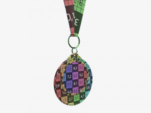 Sports medal mockup 01 Modèle 3D