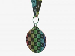 Sports medal mockup 01 Modèle 3D
