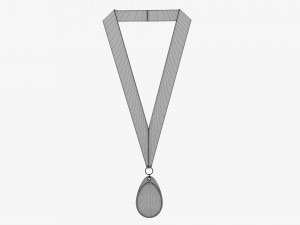Sports medal mockup 02 Modello 3D