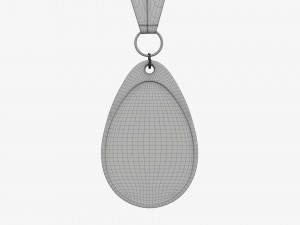 Sports medal mockup 02 Modello 3D