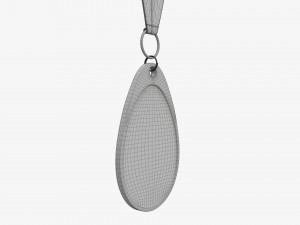 Sports medal mockup 02 Modello 3D