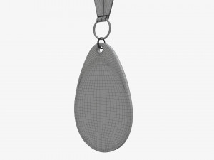Sports medal mockup 02 Modello 3D