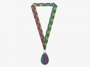 Sports medal mockup 02 Modello 3D