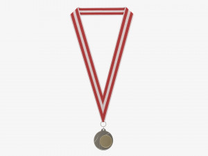 Sports medal mockup 03 3D Model
