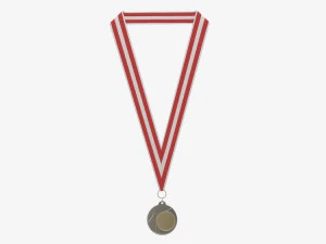 Sports medal mockup 03 3D Model