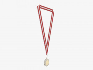 Sports medal mockup 03 Modello 3D