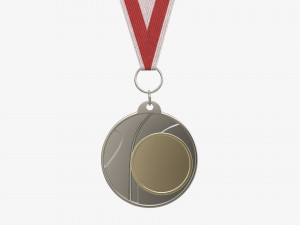 Sports medal mockup 03 Modello 3D