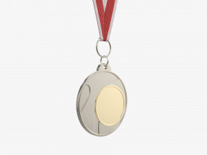Sports medal mockup 03 Modello 3D