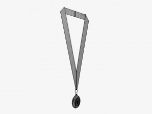 Sports medal mockup 03 Modello 3D