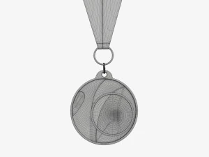 Maket medali olahraga 03 Model 3D