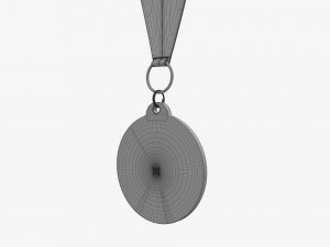 Sports medal mockup 03 Modello 3D