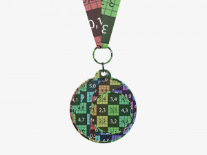 Sports medal mockup 03 Modello 3D