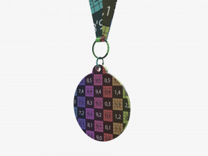 Sports medal mockup 03 Modello 3D