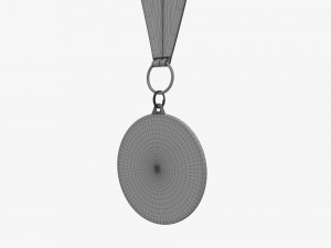 Sports medal mockup 04 3D Model