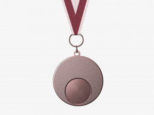 Sports medal mockup 05 3D Model