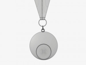 Sports medal mockup 05 3D Model