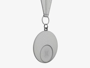 Sports medal mockup 05 3D Model