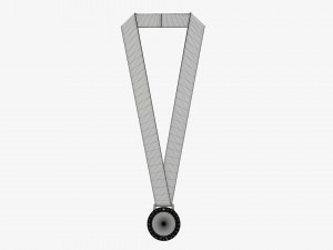 Sports medal mockup 06 Modelo 3D