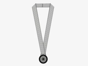 Maquete de medalha esportiva 06 Modelo 3D