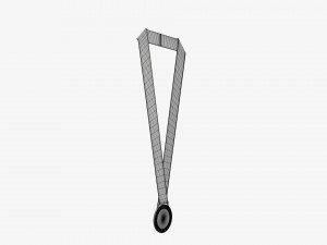 Sports medal mockup 06 Modelo 3D