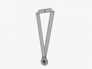 Sports medal mockup 06 Modelo 3D