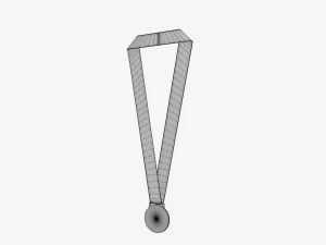 Maquete de medalha esportiva 06 Modelo 3D