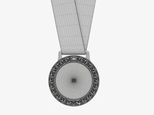 Maquete de medalha esportiva 06 Modelo 3D