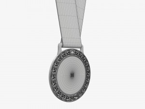 Sports medal mockup 06 Modelo 3D