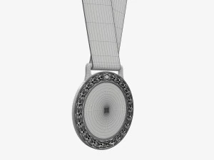 Maquete de medalha esportiva 06 Modelo 3D